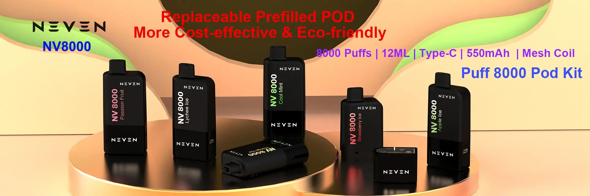 NEVEN Premium Disposable Vape Banner 4